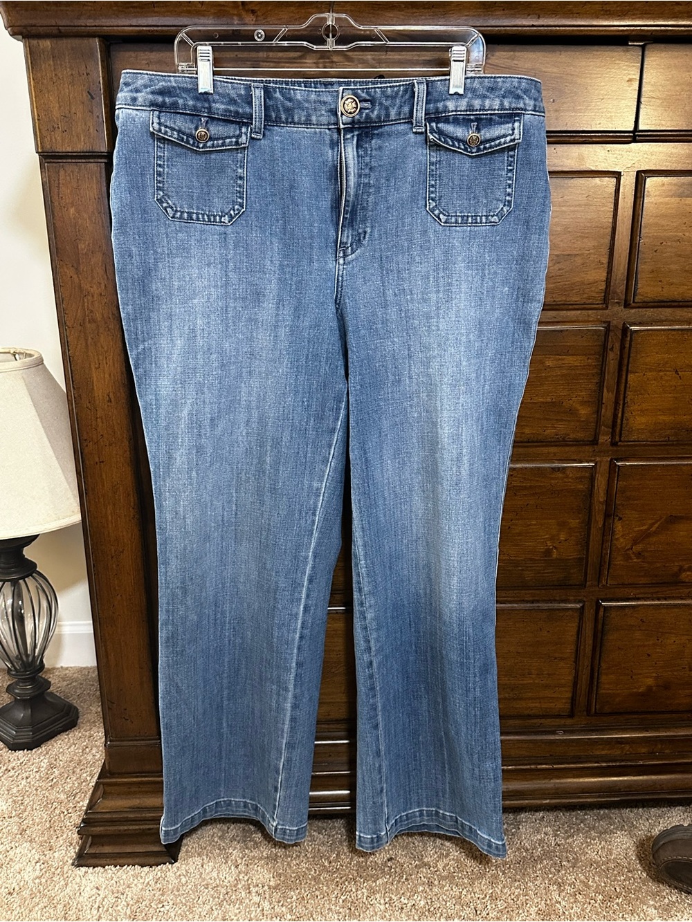 Talbots Light Blue Flare Jeans